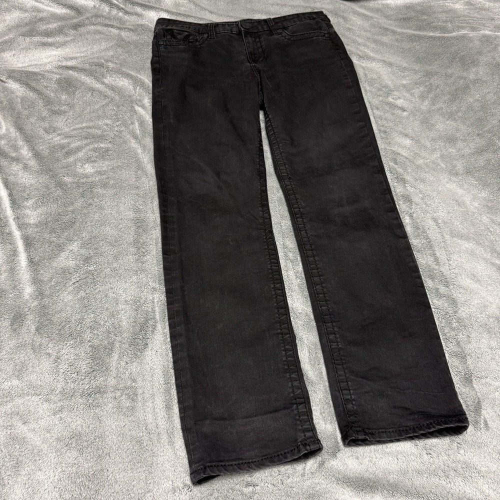 Kut From The Kloth Women's Size 8 BLack Jeans Denim Stevie Straight Leg